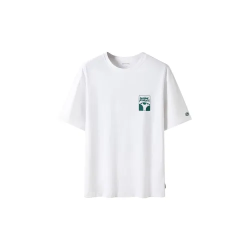 OUTDOOR PRODUCTS T-Shirts Men Bleached White