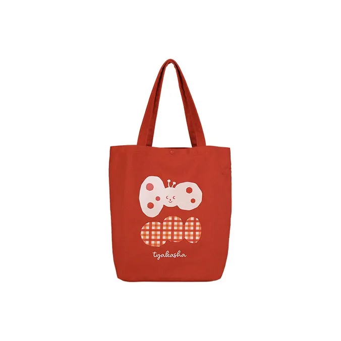 KOKUYO ×Taka Sha Collaboration Polyester Handbag Shoulder Bag Regular Unisex Beige/Red-7