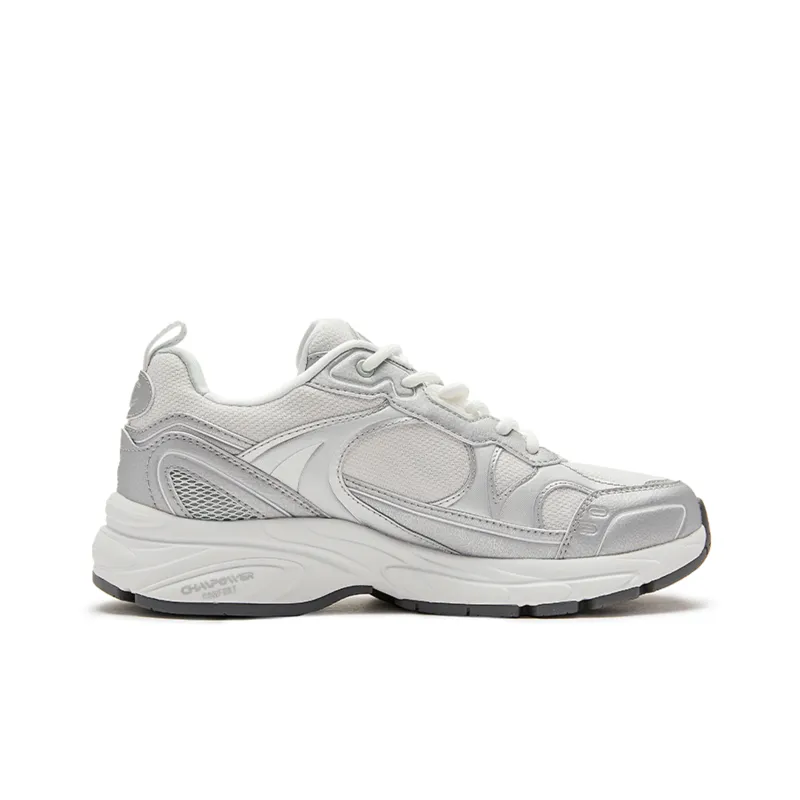 Champion Abrasion Resistant Slip Resistant Low Top Running Shoes Women's Silver/Rain Mist Gray-1