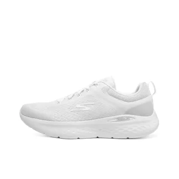 Skechers Go Run Lite Anti Slip Wear Resistant Low Top Casual Running Shoes Men's White