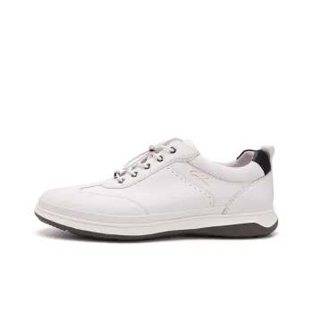 Satchi Cushioning Wear Resistant Low Top Skateboard Shoes Men's White