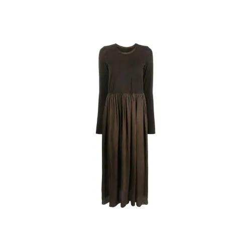 UMA WANG Long-Sleeved Dresses Women's Brown