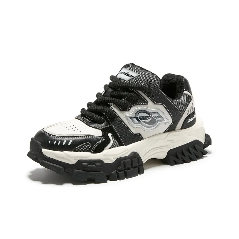 TINMUU Cushioning Anti-Slip Wear-Resistant Breathable Height Increasing Low-Top Chunky Sneakers Unisex-8