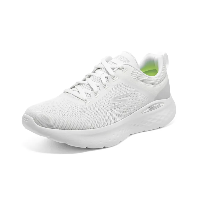 Skechers Go Run Lite Anti Slip Wear Resistant Low Top Casual Running Shoes Men's White-2