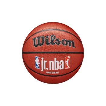 Wilson JR NBA Collection Size 7/6 Size/5 Size Indoor Basketball Microfiber Composite Brown