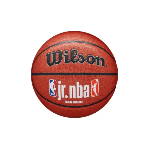 Wilson JR NBA Collection Size 7/6, Size 5 Indoor Basketball Microfiber Composite Brown