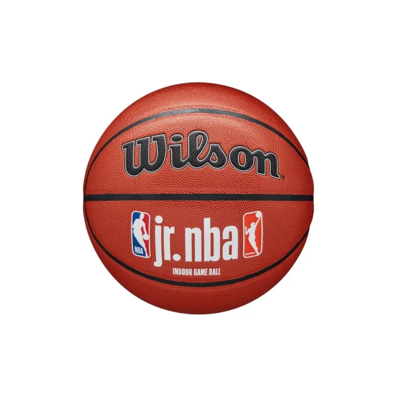 Wilson JR NBA Collection Size 7/6, Size 5 Indoor Basketball Microfiber Composite Brown-0