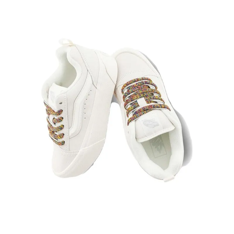 Vans Knu Stack White Multi-Color Laces Women's-3