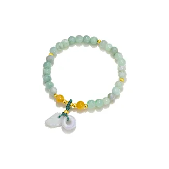 North Cain Bean Type Jadeite Bracelets Unisex