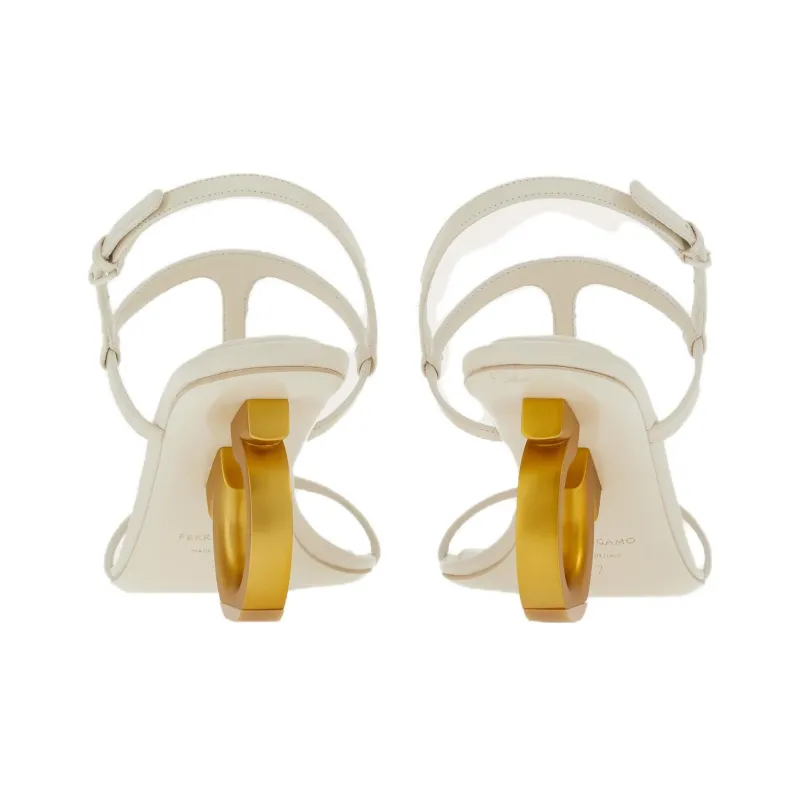 FERRAGAMO Elina Gancini-heel Sandals-4
