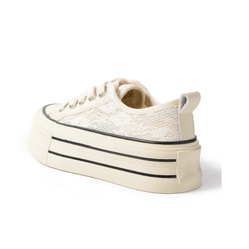 STEVE MADDEN Anti-Slip Wear-Resistant Low-Top Canvas Shoes 3.5cm Women's-2