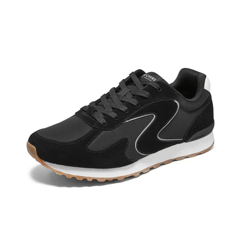 Skechers Life Series Shock absorbing And Waterproof Low Top Running Shoes Men's Black-2
