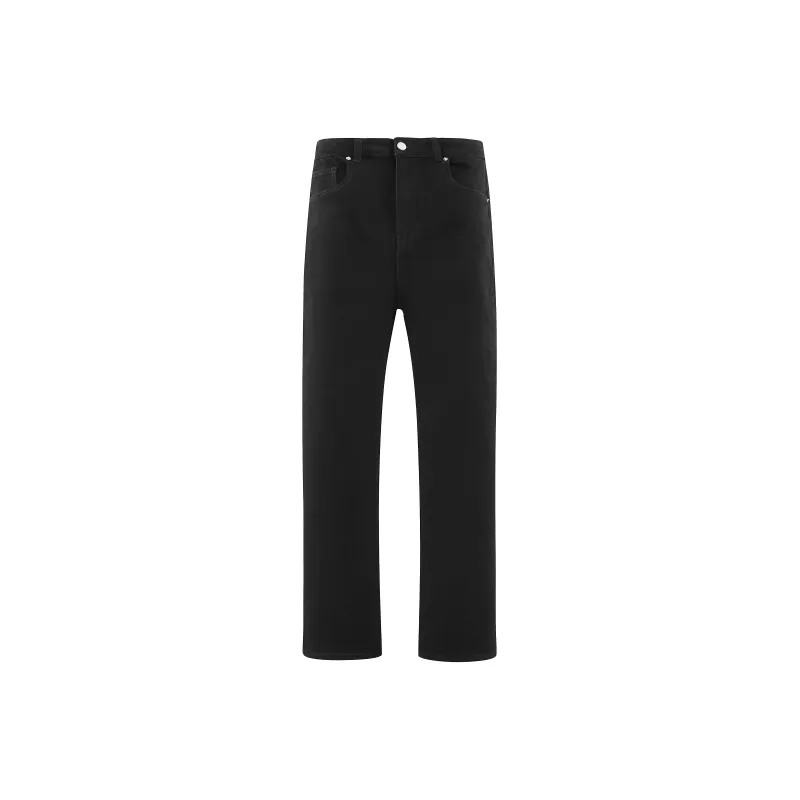 HELIPORT Jeans Spring And Autumn Unisex Black-1