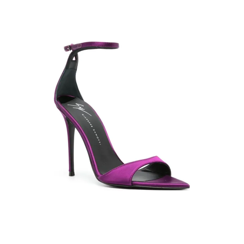 Giuseppe Zanotti 105mm Pointed toe Satin Pumps-2