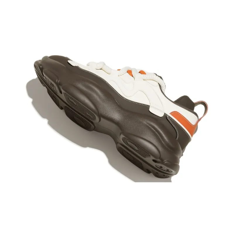 LEAVELAND Lightweight Height Increasing Low-Top Chunky Sneakers Men's-4
