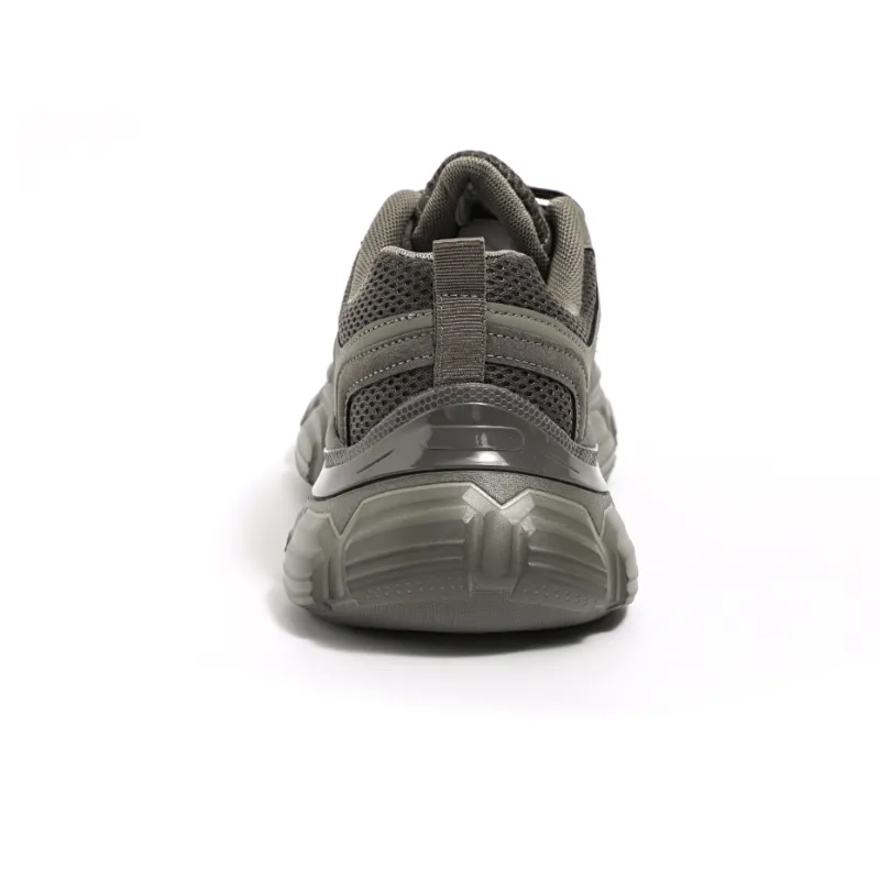 HUANQIU Cushioning Anti-Slip Wear-Resistant Breathable Balance Height Increasing Low-Top Chunky Sneakers Men's-3