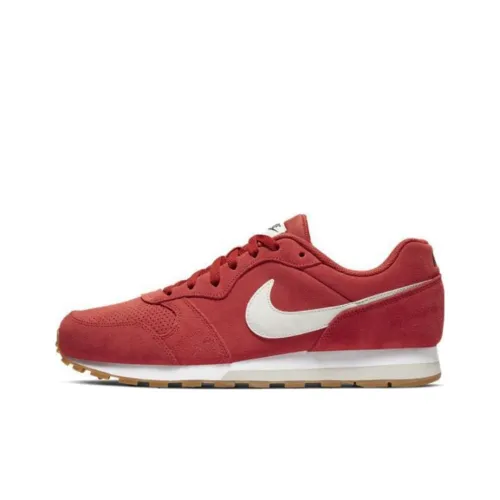 Nike MD Runner 2 Anti-Slip Wear-Resistant Low-Top Running Shoes Men's Red