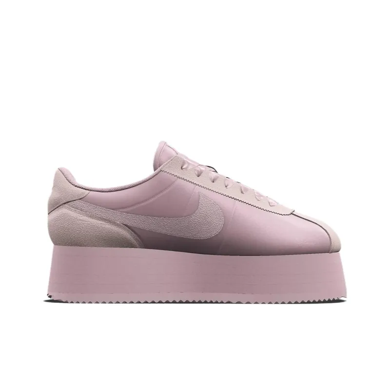 Nike Cortez Platform Unlocked By You Custom Shoes 'Pink' Women's-1