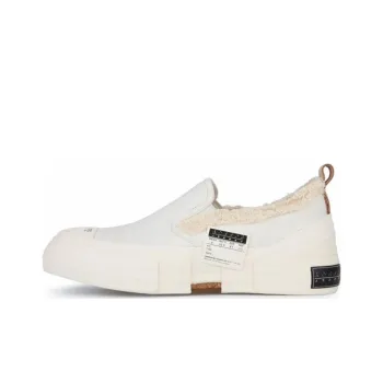 VESSEL G.O.P. White Slip On Cushioning Low Top Casual Shoes Unisex White