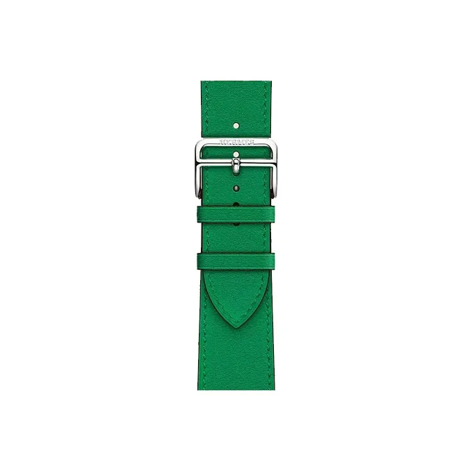 HERMES Watch Band Apple Compatibility 45mm Cowhide Leather Material-0