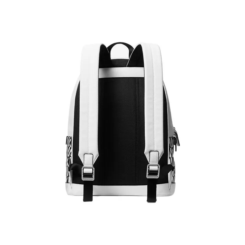 MICHAEL KORS Canvas With Artificial Leather Backpack Men's Black White-1