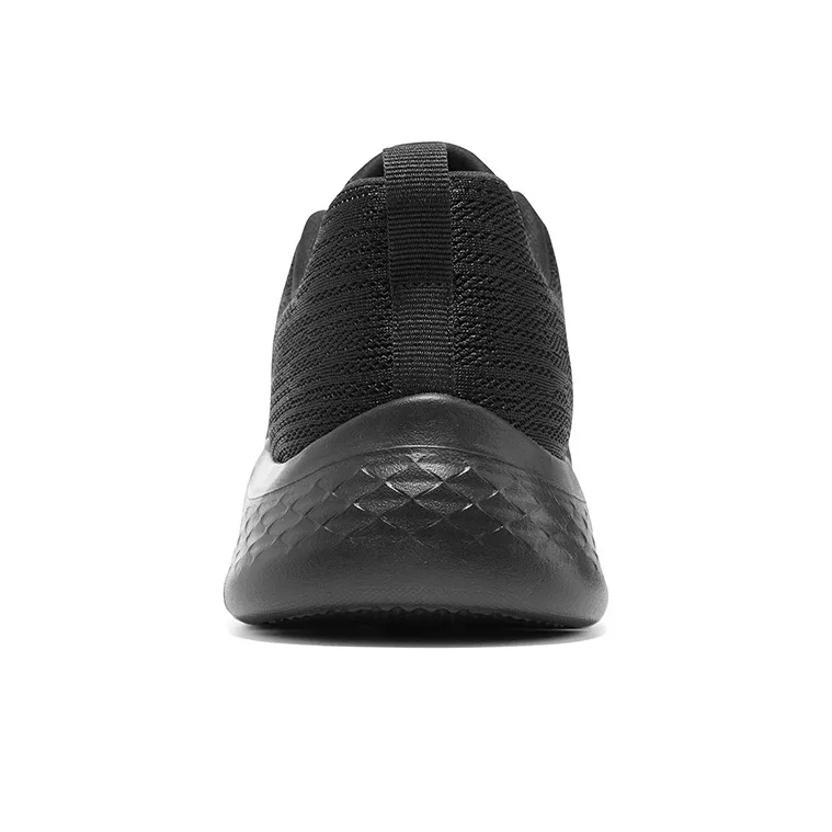 Skechers Go Walk Fle Anti Slip Wear Resistant Low Top Running Shoes Men's Black-4