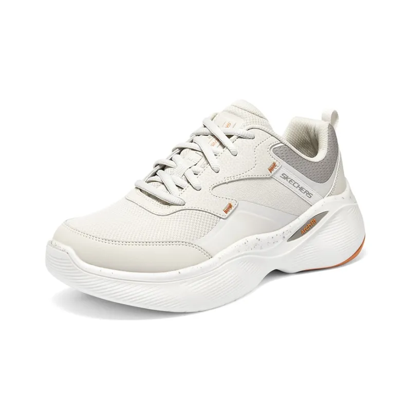 Skechers Anti Slip Wear Resistant Low Top Running Shoes Men's Taupe-2