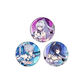 MIHOYO Collapsing Character Illustration Collection Horse Bit Iron Badge Chiyana Yabu Bronya IP Merch