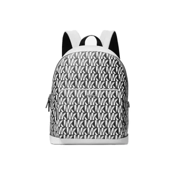 MICHAEL KORS Canvas With Artificial Leather Backpack Men's Black White