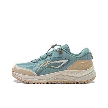 LiNing Yijie Lite V2 Anti Slip Wear Resistant Low Top Sports Running Shoes Men's Lime Green Cream Umber