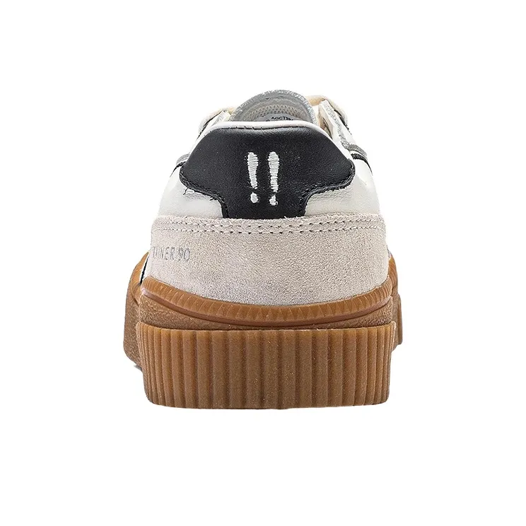 LiNing Yunchuan V2 Anti Slip Wear Resistant Low Top Trendy Board Shoes Women's White Black-5