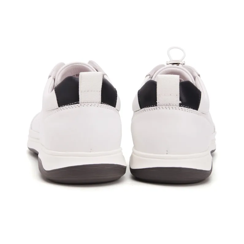 Satchi Cushioning Wear Resistant Low Top Skateboard Shoes Men's White-4