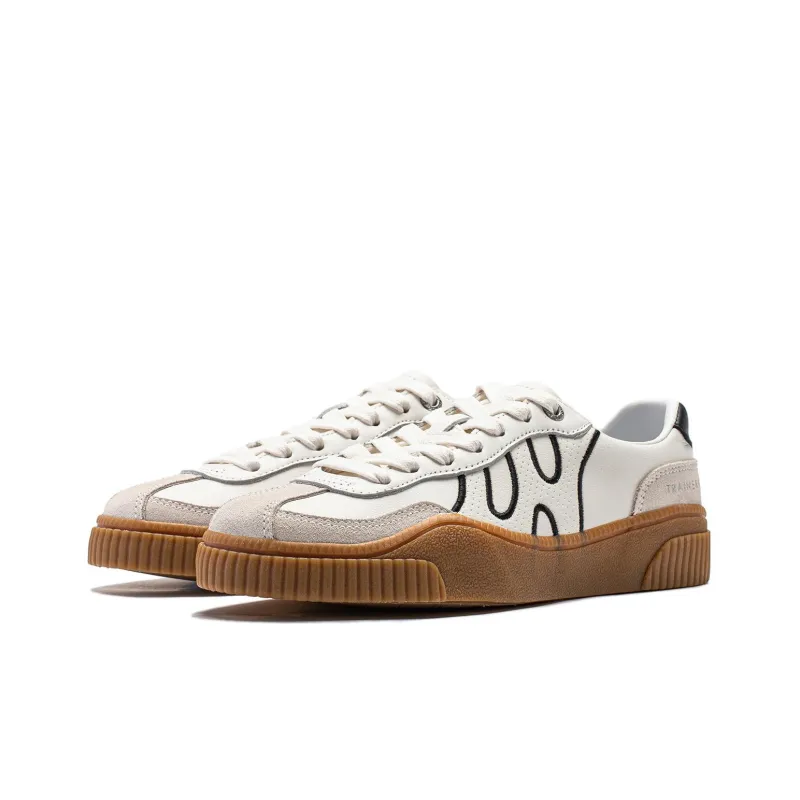 LiNing Yunchuan V2 Anti Slip Wear Resistant Low Top Trendy Board Shoes Women's White Black-2