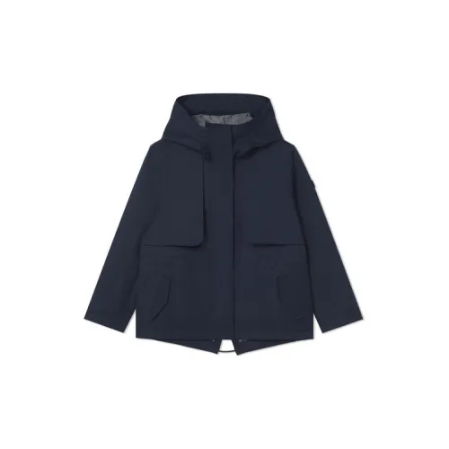 AIGLE Windbreaker Jackets Women's Marine Blue