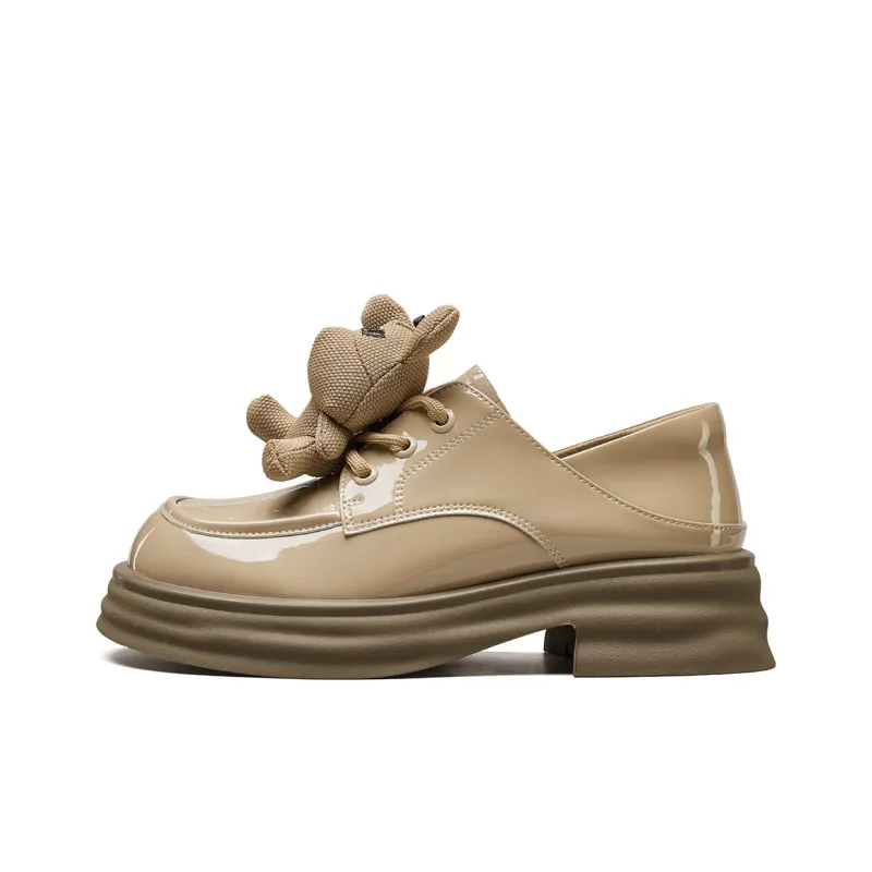 YEARCON Loafers Women's Apricot-4