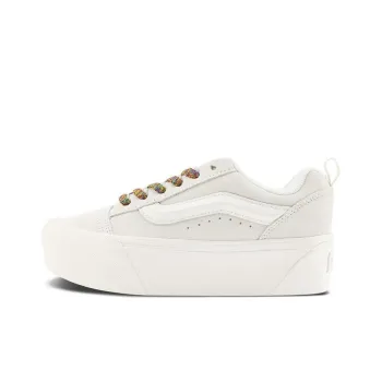 Vans Knu Stack White Multi Color Laces Women's