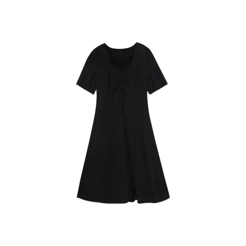 Gui'er Short-Sleeved Dresses Women's Black