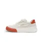 Beige/Orange Red