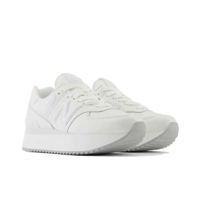 New Balance 574 Plus White Grey Matter Women's-2