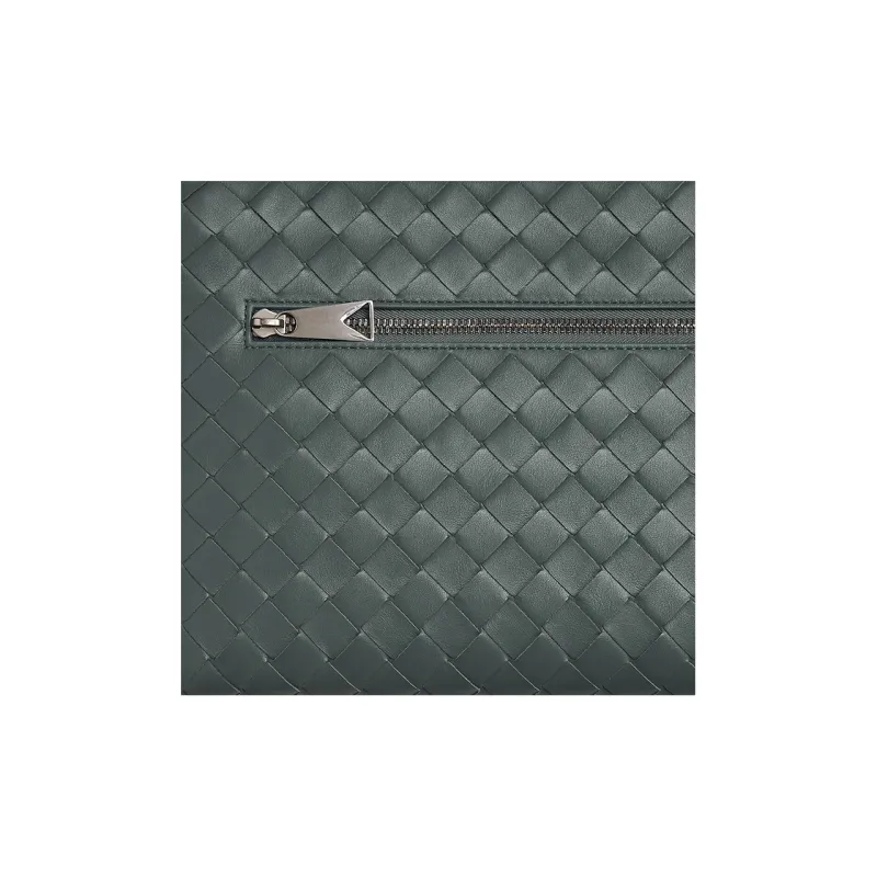 Bottega Veneta Cow Leather Briefcase, Document Bag, Storage Bag, Clutch Trumpets Men's Slate-3