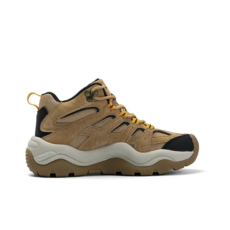 Jeep Abrasion Resistant High Top Chunky Sneakers Women's Sand-1