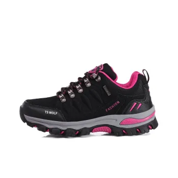 Scout Wolf Low Top Shoes/Athletic Shoes/Hiking & Trekking Shoes Unisex Black Plum Red