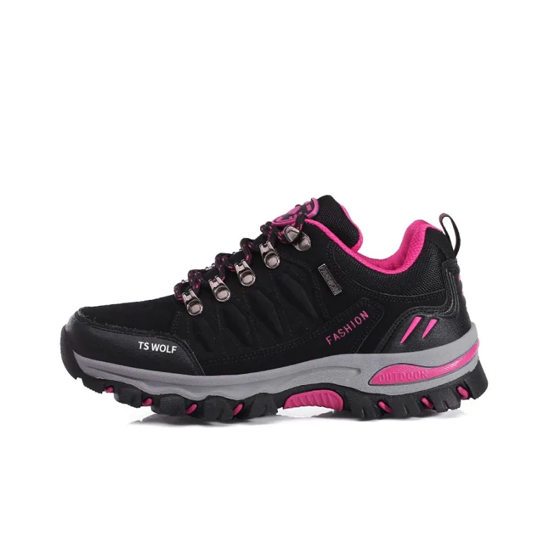 Scout Wolf Low Top Shoes/Athletic Shoes/Hiking & Trekking Shoes Unisex Black Plum Red-0