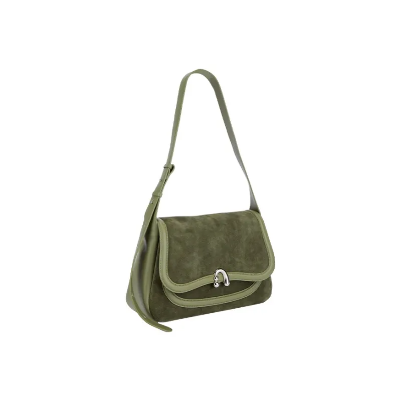 AMAZING SONG Cow Leather Shoulder Bag, Crossbody Bag Large Size Women's-13