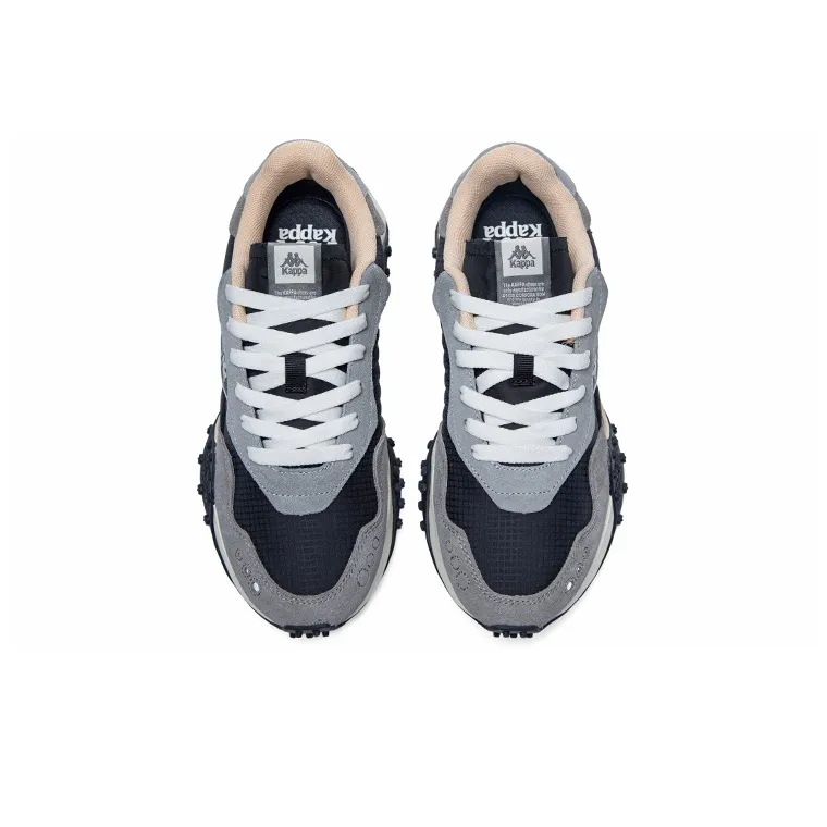 Kappa Wear-Resistant Low-Top Casual Running Shoes Unisex Green Gray Black-3