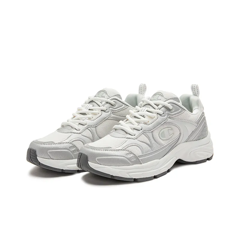 Champion Abrasion Resistant Slip Resistant Low Top Running Shoes Women's Silver/Rain Mist Gray-2