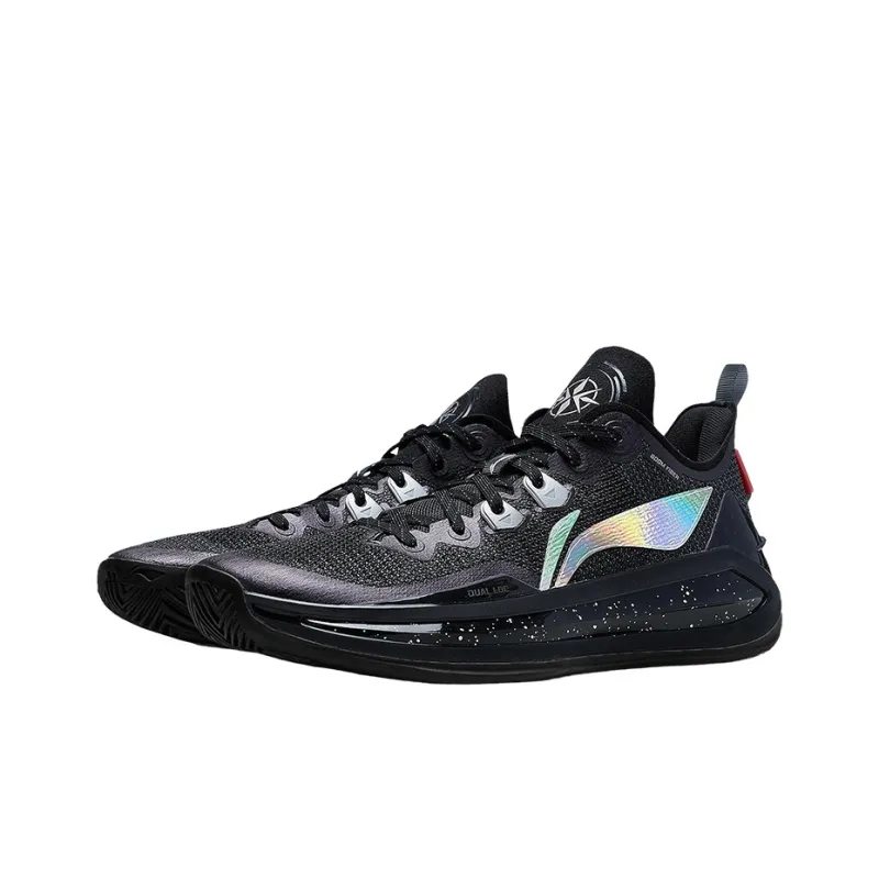 LINING Liren 3 V2 Basketball Shoes Unisex Low Top Black-2
