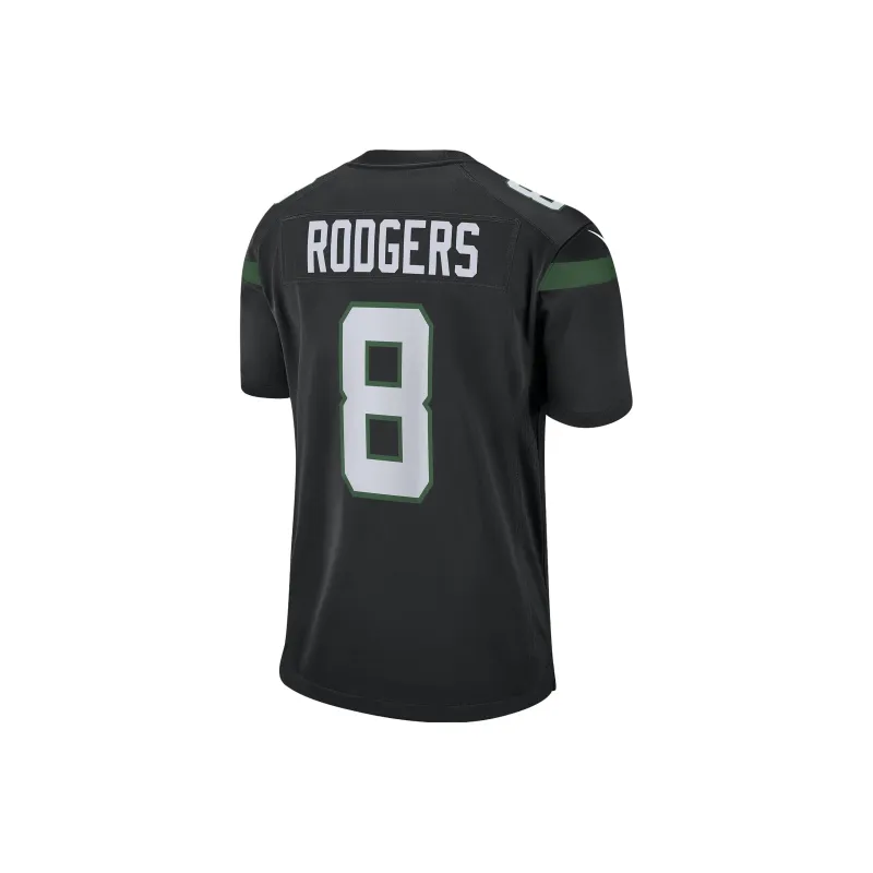 Nike Aaron Rodgers New York Jets Men's Nike Nfl Game Football Jersey-1