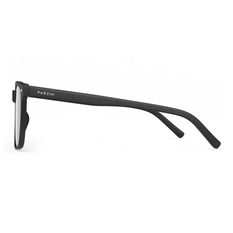 PARZIN TR90 Square Sunglasses Unisex Black-8