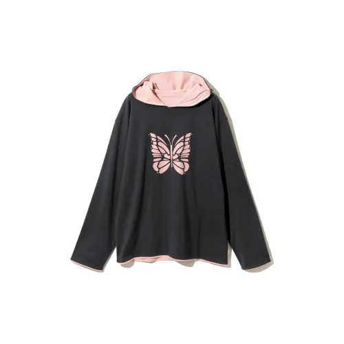 Needles Sweatshirts Unisex Pink/Black